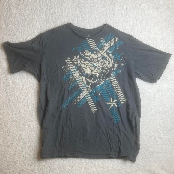 Y2K No Boundaries Mens aop tshirt grunge lion skater - Picture 1 of 6